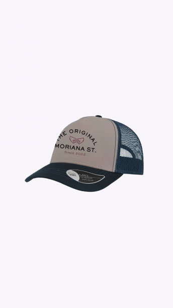 Gorra Moriana Trucker Gris Marino