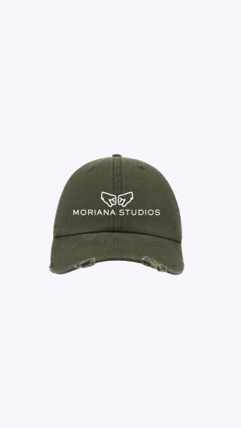 Gorra Moriana Destroyed Verde Oliva