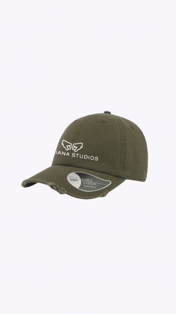 Gorra Moriana Destroyed Verde Oliva