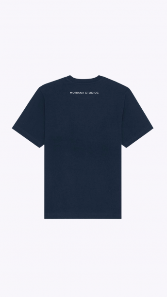 Camiseta Moriana Clásica Azul Relaxed