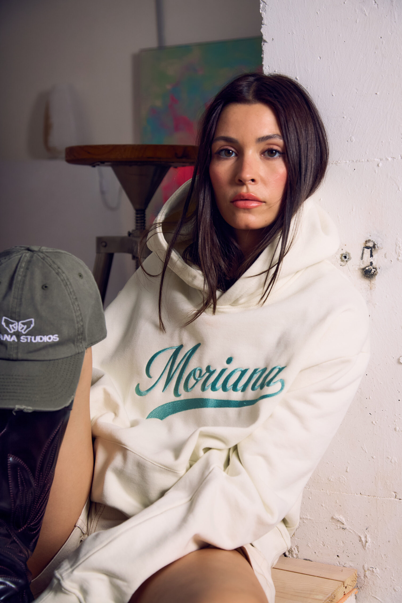 Gorra Moriana Destroyed Verde Oliva - Imagen 4