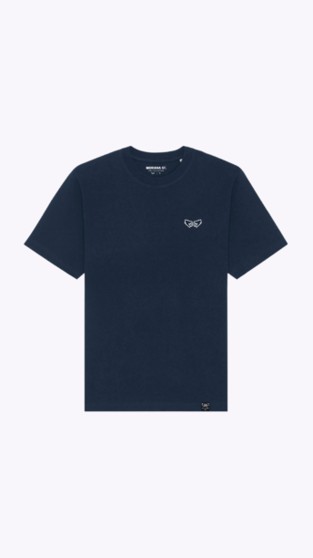 Camiseta Moriana Clásica Azul Relaxed