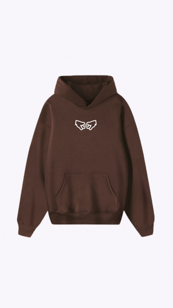 Moriana Brown Oversized Hoodie