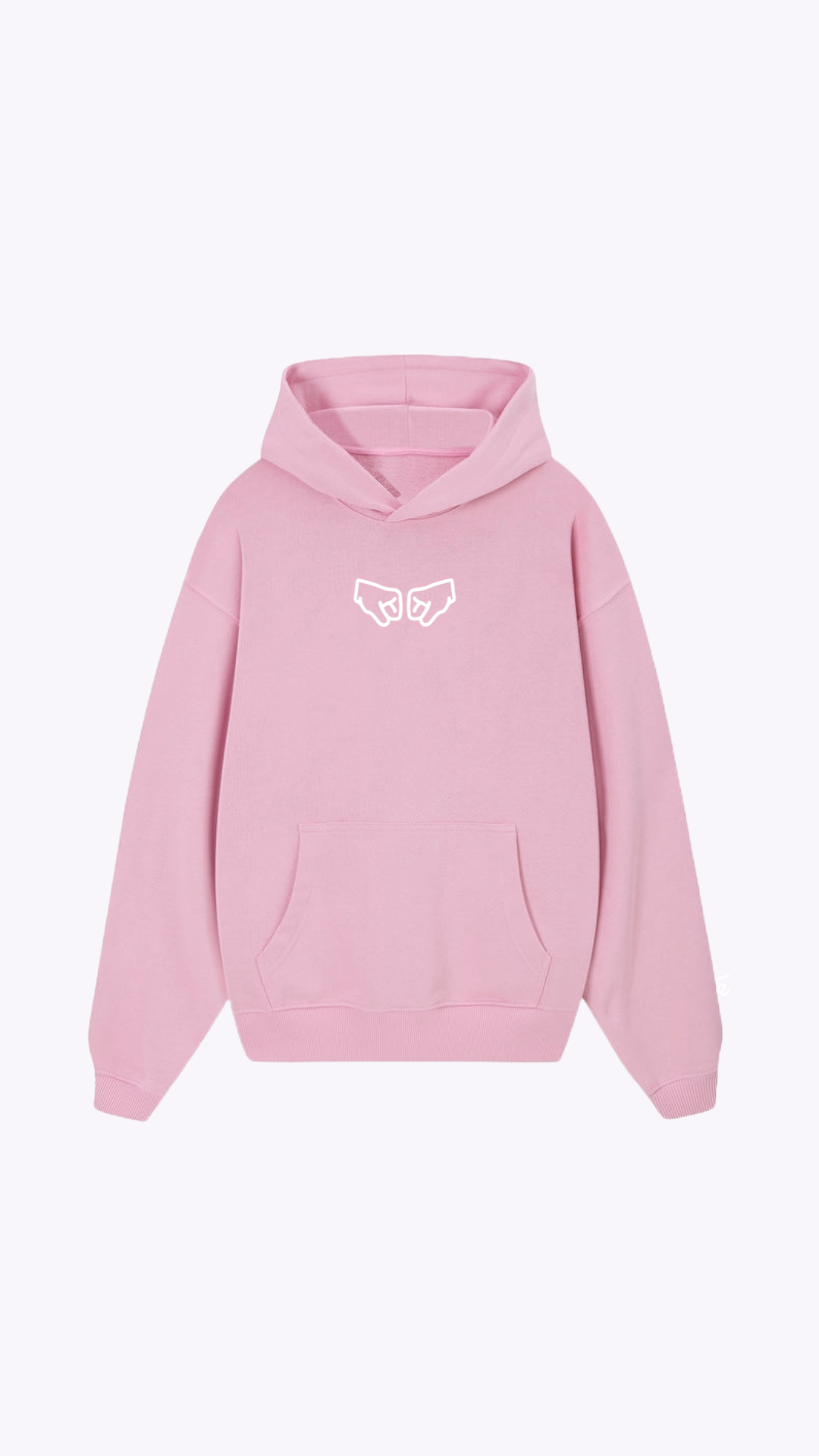 Moriana Dawn Rosé Oversized Hoodie