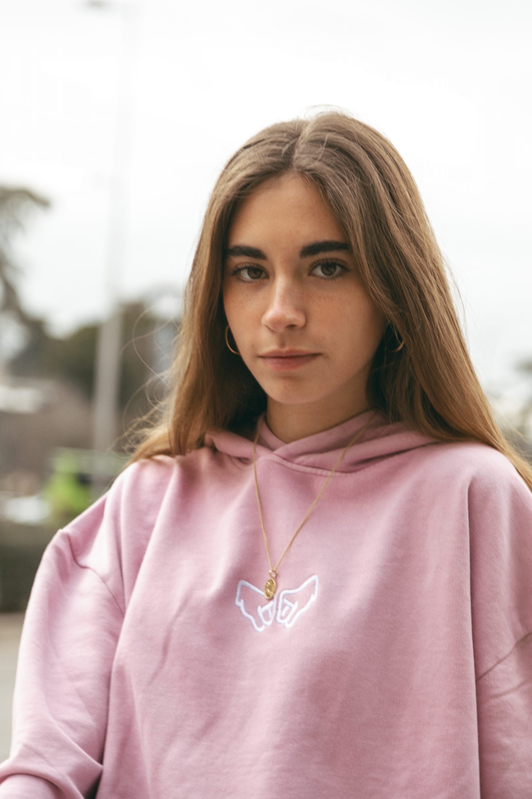 Moriana Dawn Rosé Oversized Hoodie - Imagen 5