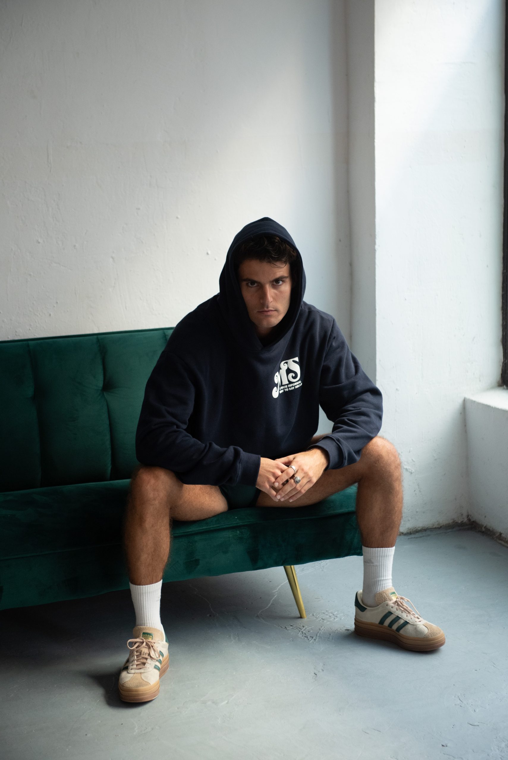 MS Limited Navy Oversized Hoodie - Imagen 4