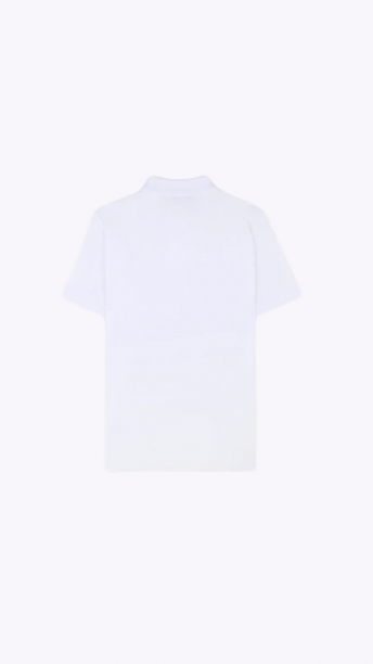 Polo Clásico MS Blanco Unisex