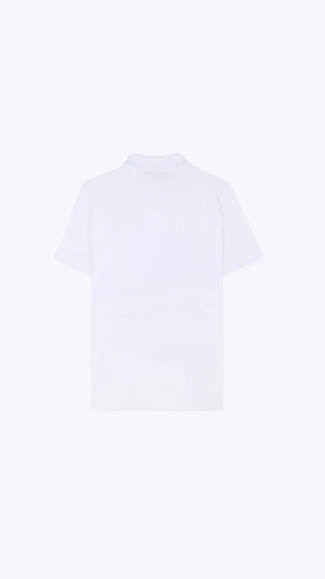 Polo Clásico MS Blanco Unisex - Imagen 2