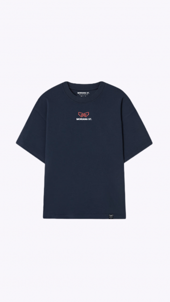 Camiseta MS Most Navy Oversized
