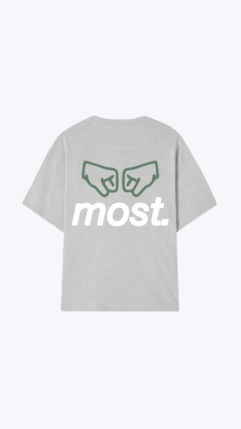 Camiseta MS Most Grey Oversized