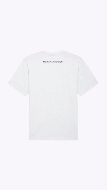 Camiseta Moriana Clásica Blanca Relaxed