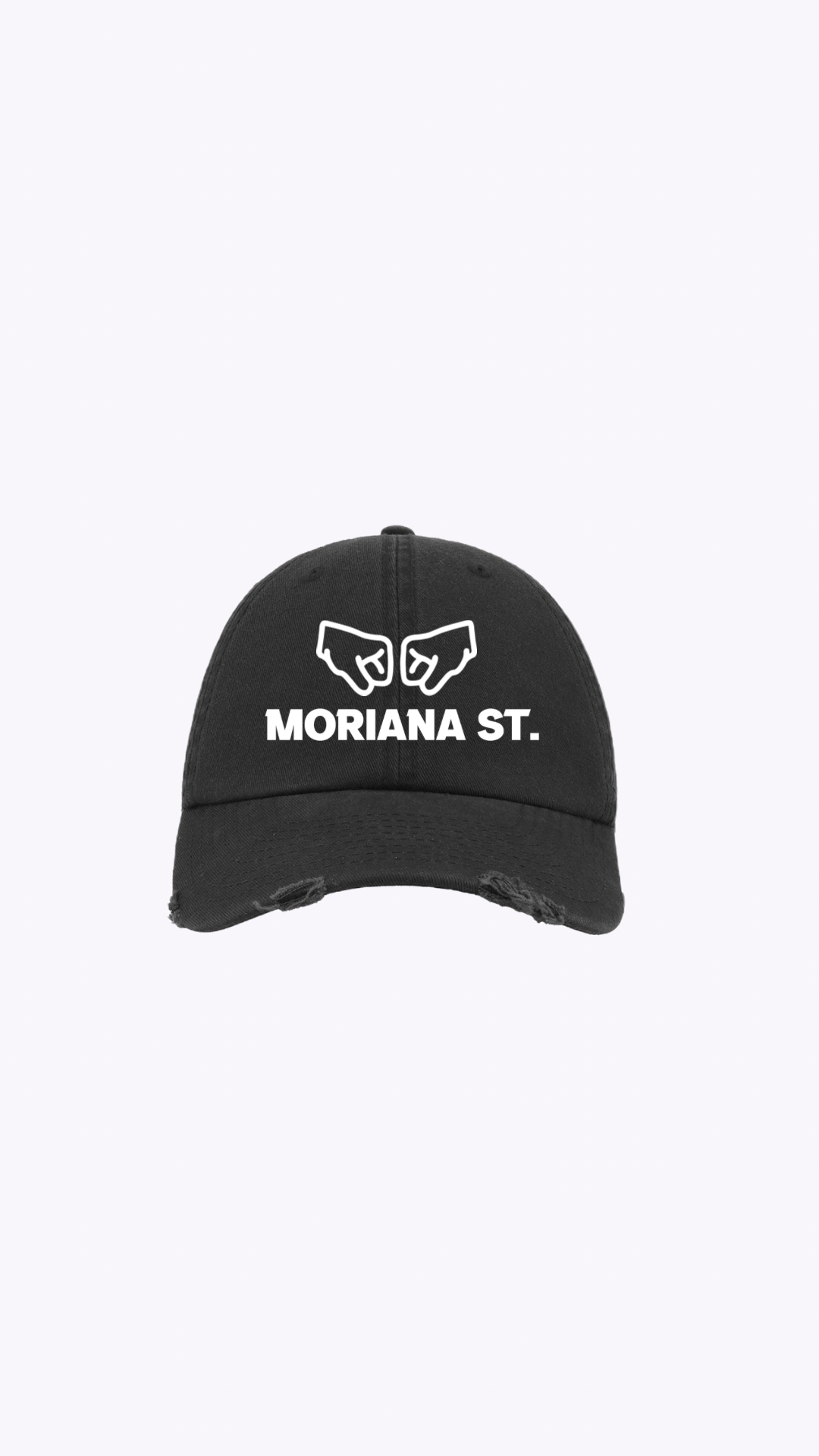 Gorra Moriana Destroyed Negra