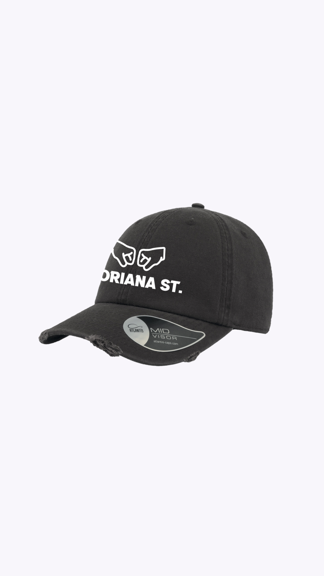 Gorra Moriana Destroyed Negra
