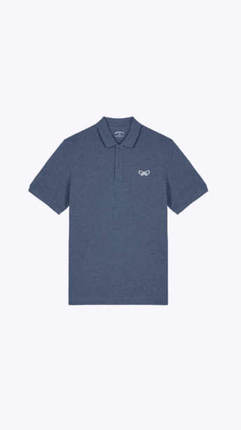 Polo Clásico MS Azul Heather Unisex