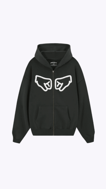 Moriana St. Black Oversized Zipper