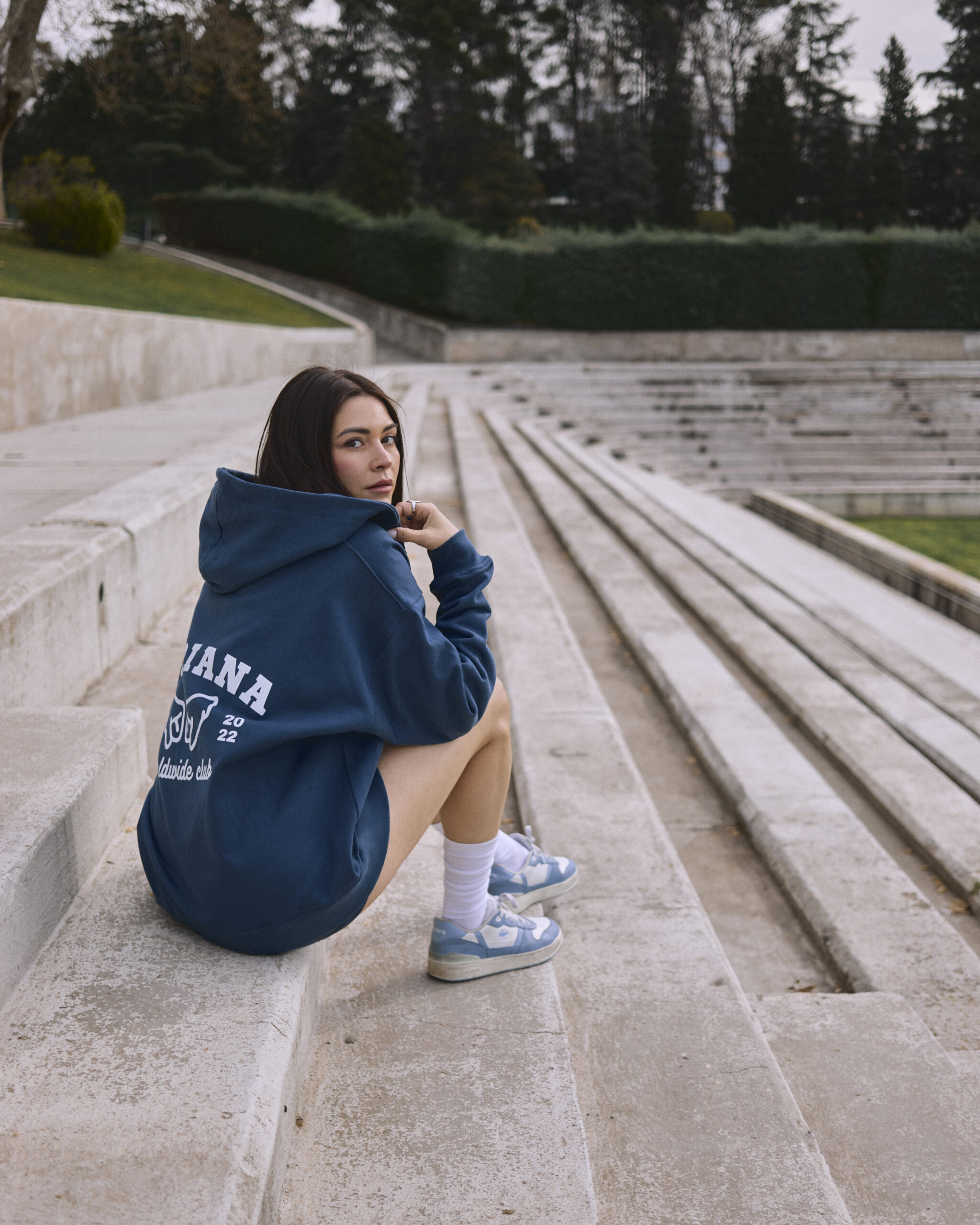 Moriana Aqua Denim Oversized Zipper - Imagen 6
