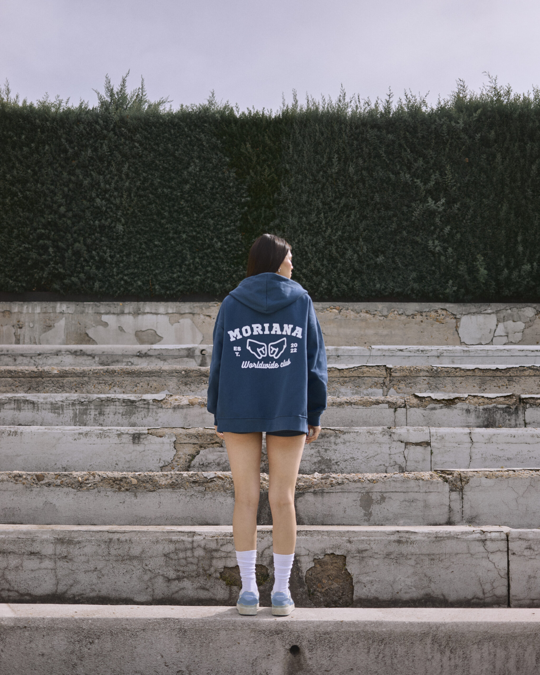 Moriana Aqua Denim Oversized Zipper - Imagen 8