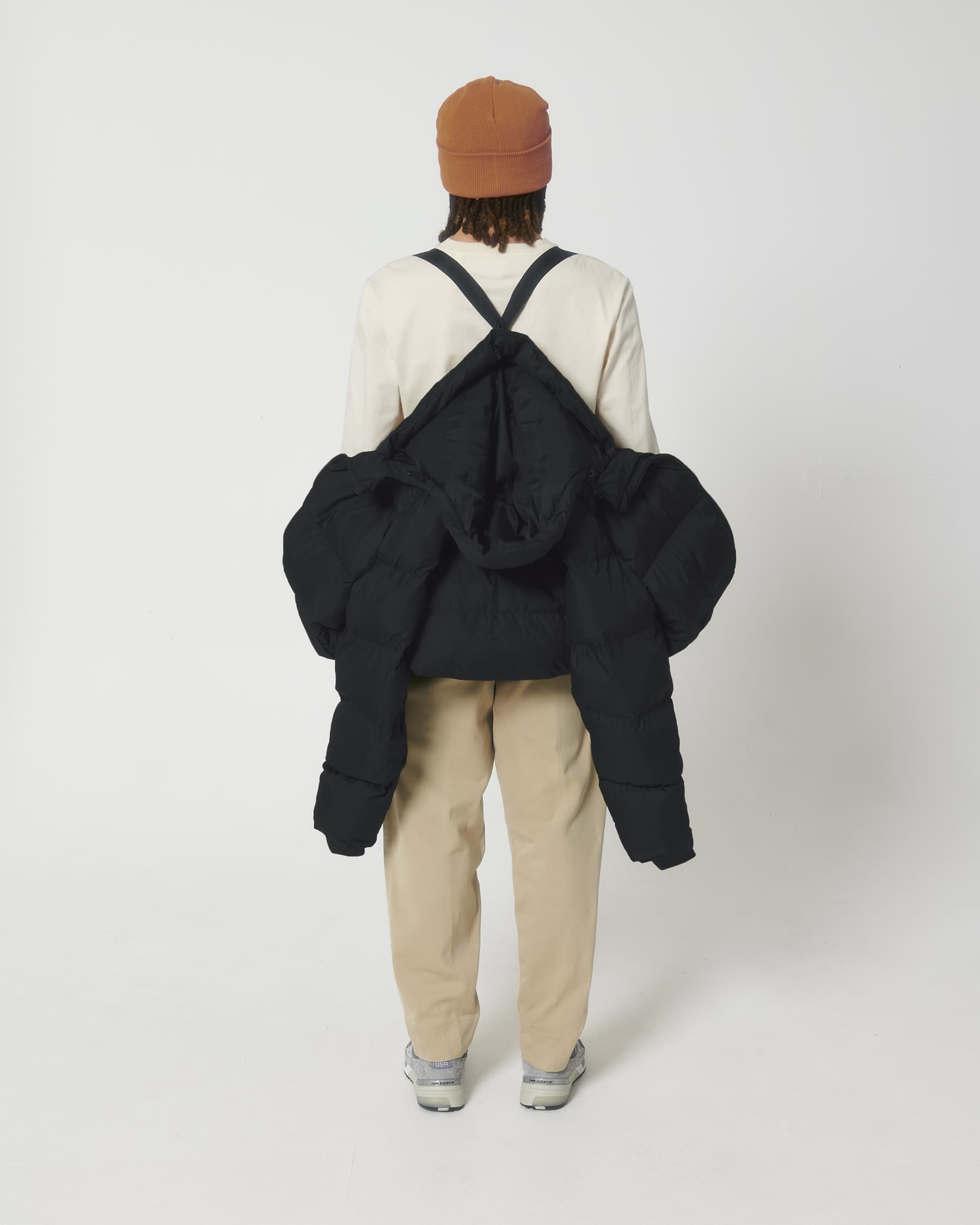 Puffer Moriana Studios Black Oversized - Imagen 3