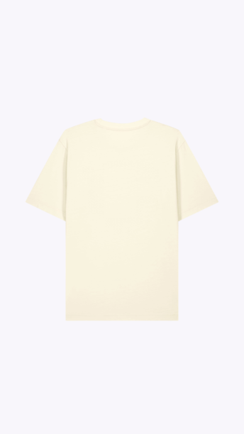 Camiseta MS Logo Crema Relaxed