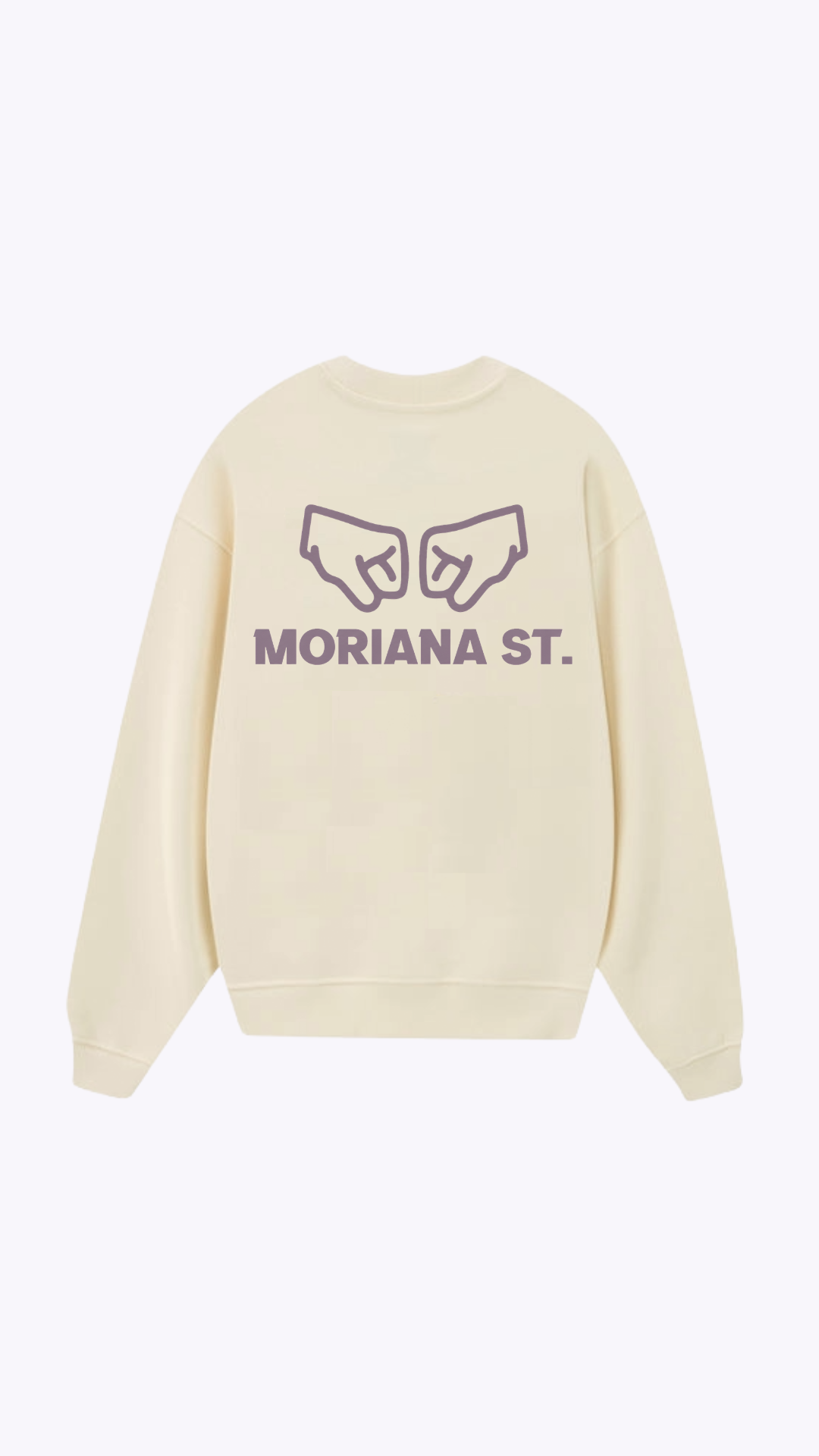 Moriana Natural Oversized Crewneck - Imagen 2