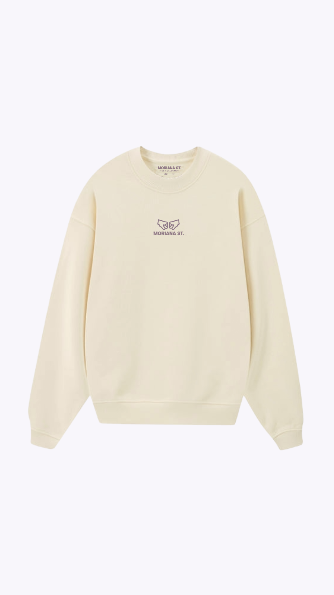 Moriana Natural Oversized Crewneck