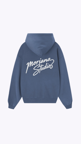 Moriana Studios Blue Oversized Hoodie