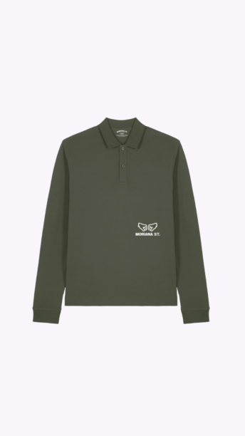 Polo Clásico MS Khaki Largo